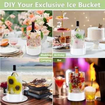 Ice Mold Wine Bottle Chiller for Creative Parties & Events