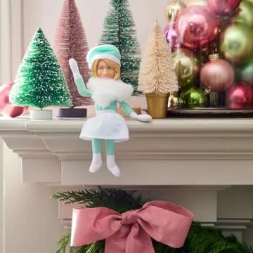 Martha Stewart Christmas Elf Doll for Holiday Decor