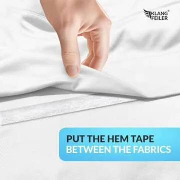 Klangfeiler Hemming Tape - 32 Yards Extra Strong 60GSM Iron-On Adhesive