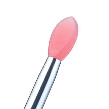 An-self Silicone Lip Brush Set with Covers - 10pcs