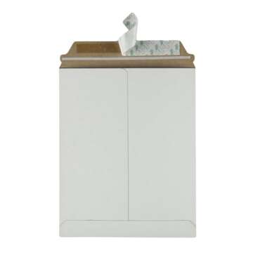 Quality Park Extra-Rigid Fiberboard Photo/Document Mailers, 9 x 11.5 Inches, Box of 25 (64014),White