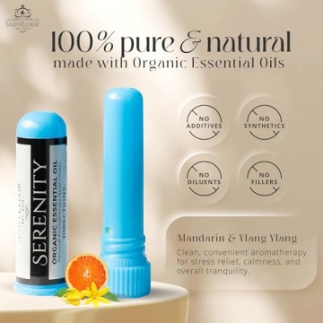 SniffElixir Serenity Nasal Inhaler for Stress Relief