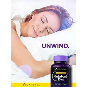 Carlyle 10mg Melatonin Softgels | 300 Count | Extra Strength