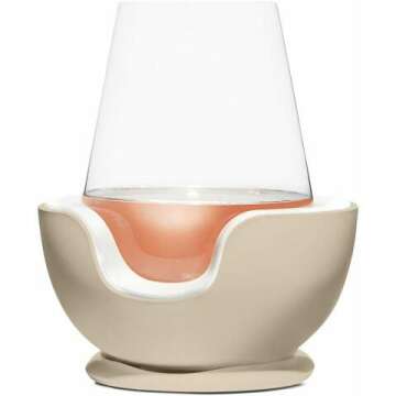 VoChill Stemless Wine Glass Chiller - Perfect for Wine Lovers!