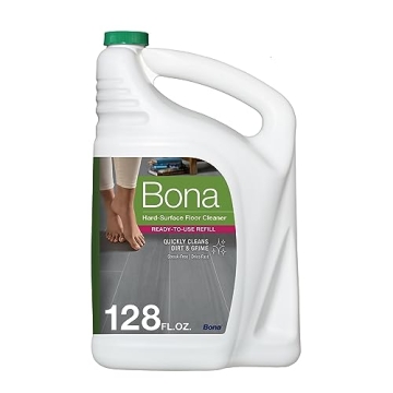 Bona Multi-Surface Floor Cleaner Refill - 128 fl oz - Residue-Free Cleaning for All Floors