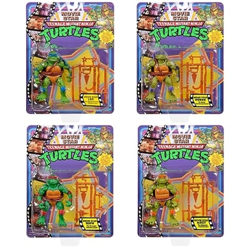 TMNT Classic Movie Star Soft Bundle 90s Nostalgic Collectors Set