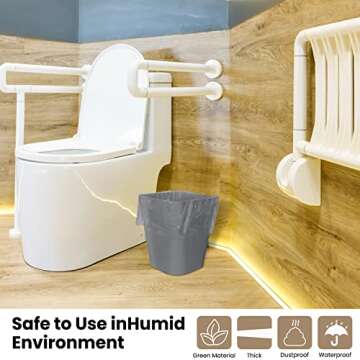 Eccliy Compact Trash Can Pack with Bonus Trash Bags