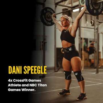 Self-Locking Weight Lifting Belt - Premium Weightlifting Belt for Serious Functional Fitness, Power Lifting, and Olympic Lifting Athletes - Training Belts for Men and Women (Medium, Black)