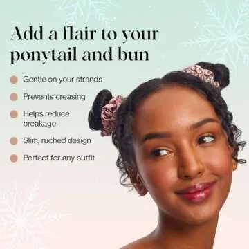 Kitsch Ultra Petite Satin Scrunchies - Chic Hair Accessory