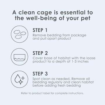 Kaytee Clean & Cozy White Paper Bedding, Made for Small Animals, 49.2 Liters