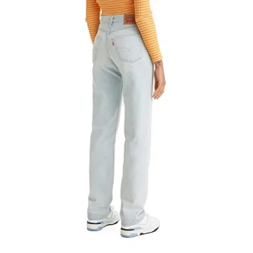 Levi's Women's 94 Baggy Jeans Light Indigo Destructed