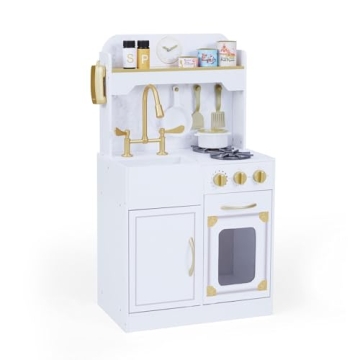 Teamson Kids Classic White Interactive Play Kitchen
