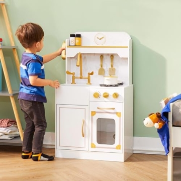 Teamson Kids Classic White Interactive Play Kitchen