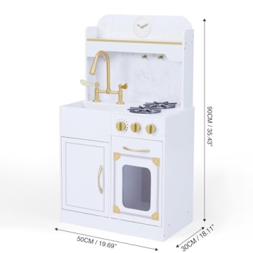 Teamson Kids Classic White Interactive Play Kitchen
