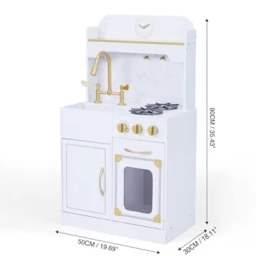 Teamson Kids Classic White Interactive Play Kitchen