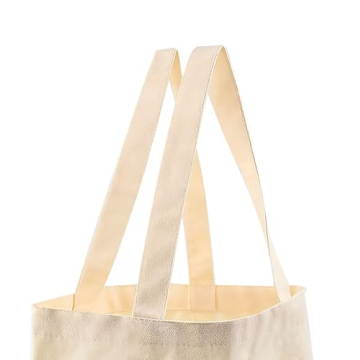 Sanchlor Large Canvas Halloween Tote Bag for Trick-or-Treating