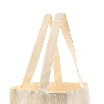 Sanchlor Large Canvas Halloween Tote Bag for Trick-or-Treating