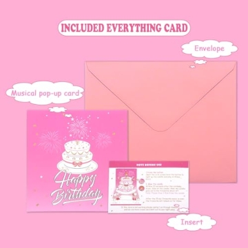 Enchanting Musical Birthday Cards with 3D Light Effects