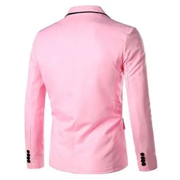 Men's Casual Slim Fit Suit Jacket - Stylish Blazer for All Occasions