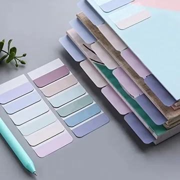 AccEncyc 240 Pcs Colorful Repositionable Index Tabs