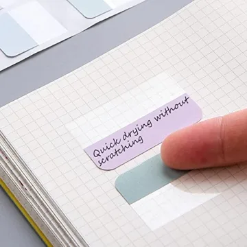 AccEncyc 240 Pcs Colorful Repositionable Index Tabs