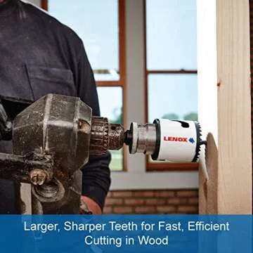 LENOX Tools Hole Saw with Arbor, Speed Slot, 1-Inch (1772481)