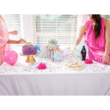 Mud Pie Marble Cake Stand with Gold Pedestal - 11 Inch