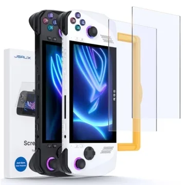 JSAUX ROG Ally Anti-Glare Screen Protector 2-Pack - 9H Hardness & Crystal Clear