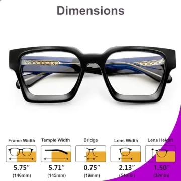 VISOONE Stylish Blue Light Blocking Glasses for Everyone