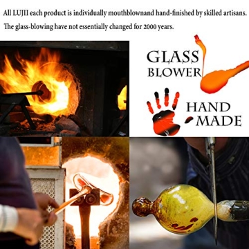 Stunning LUJII Hummingbird Feeder - 36 Ounce Capacity