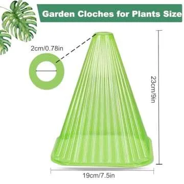 Fshow Garden Cloches: 20 Pack Plant Protection Cover