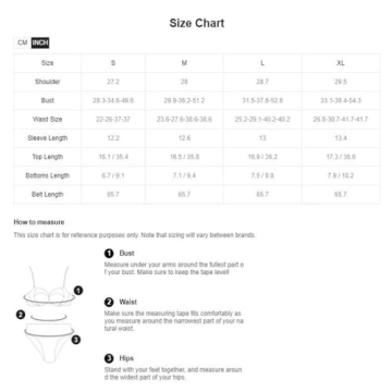 WDIRARA Women's Silk Satin Pajamas 4pcs Lingerie Set