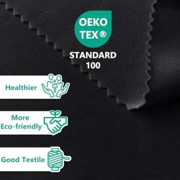 Elegant ABCCANOPY 6FT Black Spandex Table Cover for All Occasions