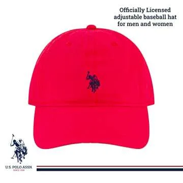 U.S. Polo Assn. Adjustable Cotton Baseball Hat - Iconic Style & Comfort