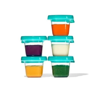 Versatile OXO Tot Silicone Baby Food Storage Containers