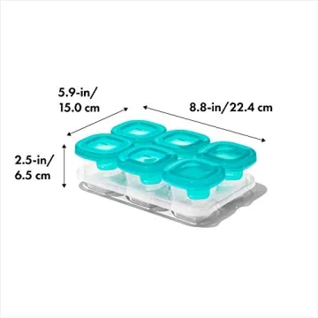 Versatile OXO Tot Silicone Baby Food Storage Containers