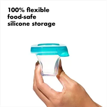 Versatile OXO Tot Silicone Baby Food Storage Containers