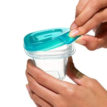 Versatile OXO Tot Silicone Baby Food Storage Containers