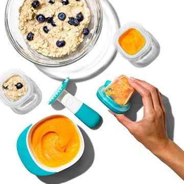 Versatile OXO Tot Silicone Baby Food Storage Containers