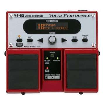 Boss VE-20 Vocal Effects Processor with Harmony and 38-Second Looper