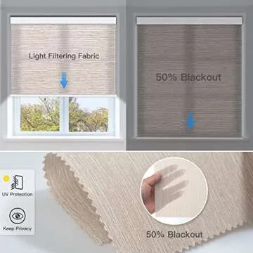 Customizable Motorized Roller Shades with Smart Control