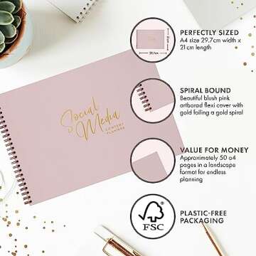 Social Media Planner by Perfect Planner Company for Entrepreneurs