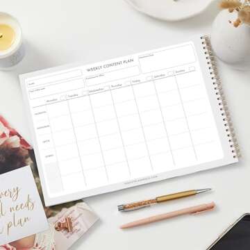 Social Media Planner by Perfect Planner Company for Entrepreneurs