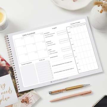 Social Media Planner by Perfect Planner Company for Entrepreneurs
