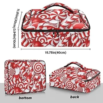 WIFIU Insulated Casserole Carrier for Convenient Food Transport