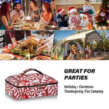 WIFIU Insulated Casserole Carrier for Convenient Food Transport