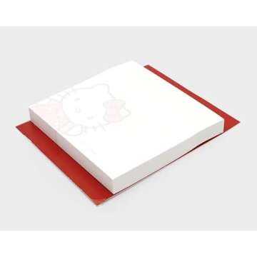 Hello Kitty Self-Adhesive Sticky Notes - 140 Sheets Total