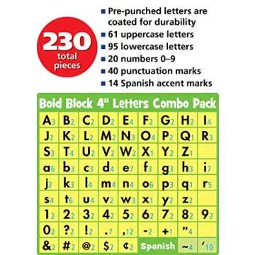 Bold Block Letters Combo Pack for Creative Classrooms