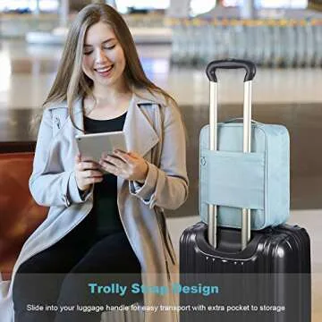 Light Pink Mossio Water Resistant Shoe Bag for Travel