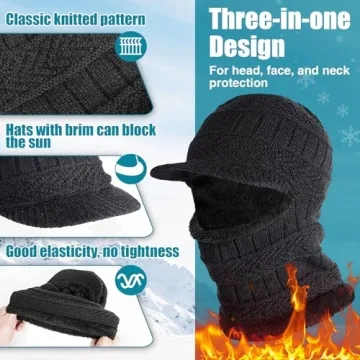 Balaclava Face Mask - Insulated Winter Hat for Outdoor Use